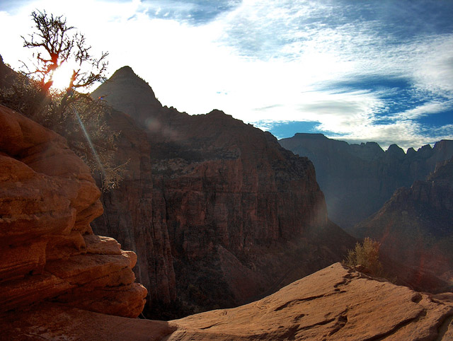 USA Utha Zion NP Canyon Overlook (East)