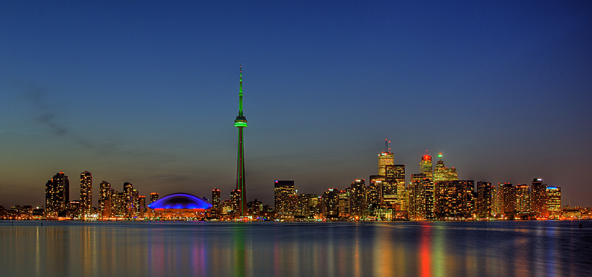 Canada Toronto Skylineview From Toronto Islands
