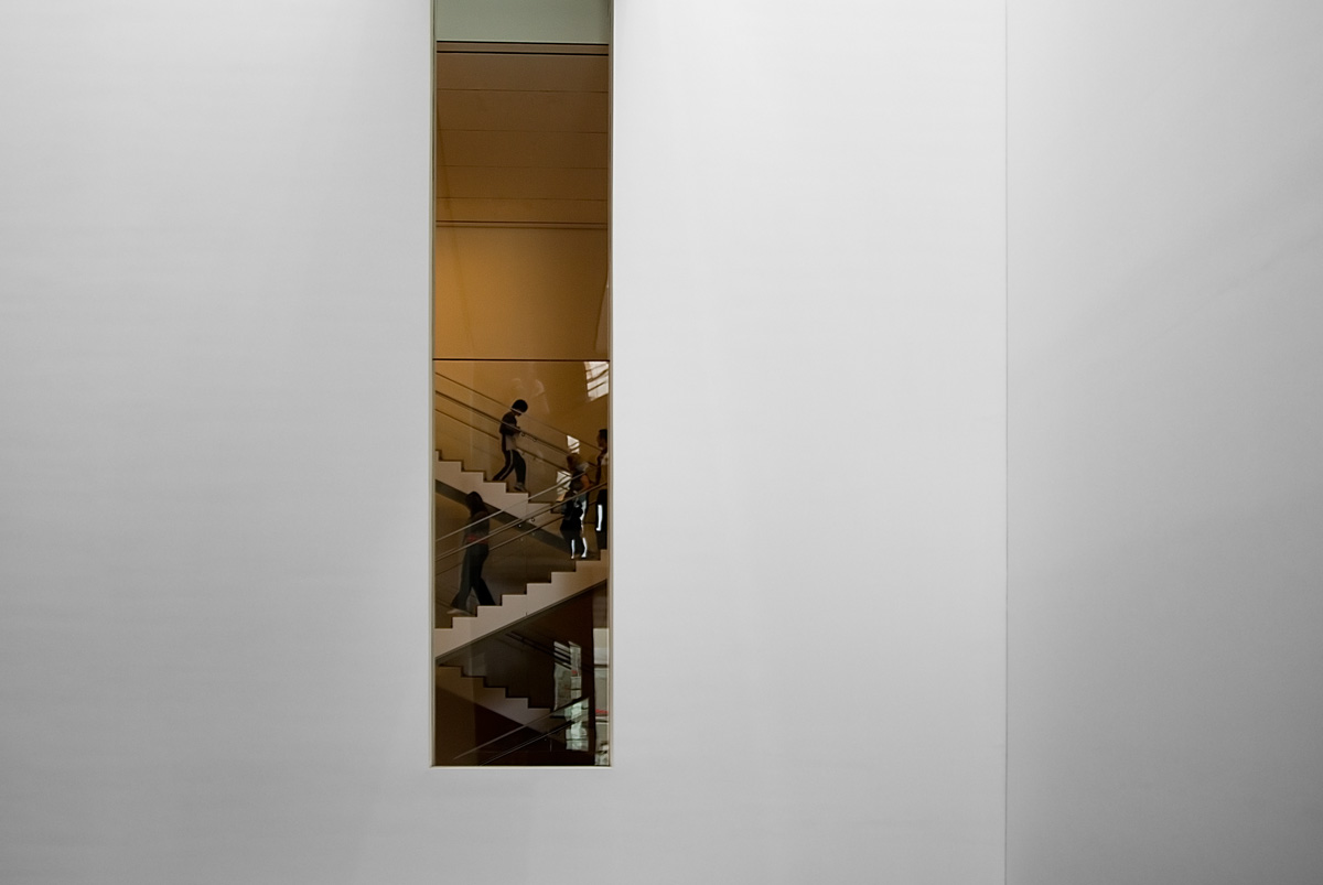 Downwards Viewed In The Museum Of Modern Art, NYC