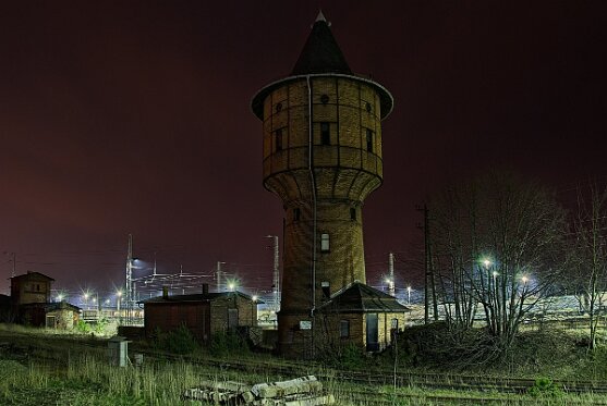 Germany - Ruhland - Water Tower of Railway Station 001